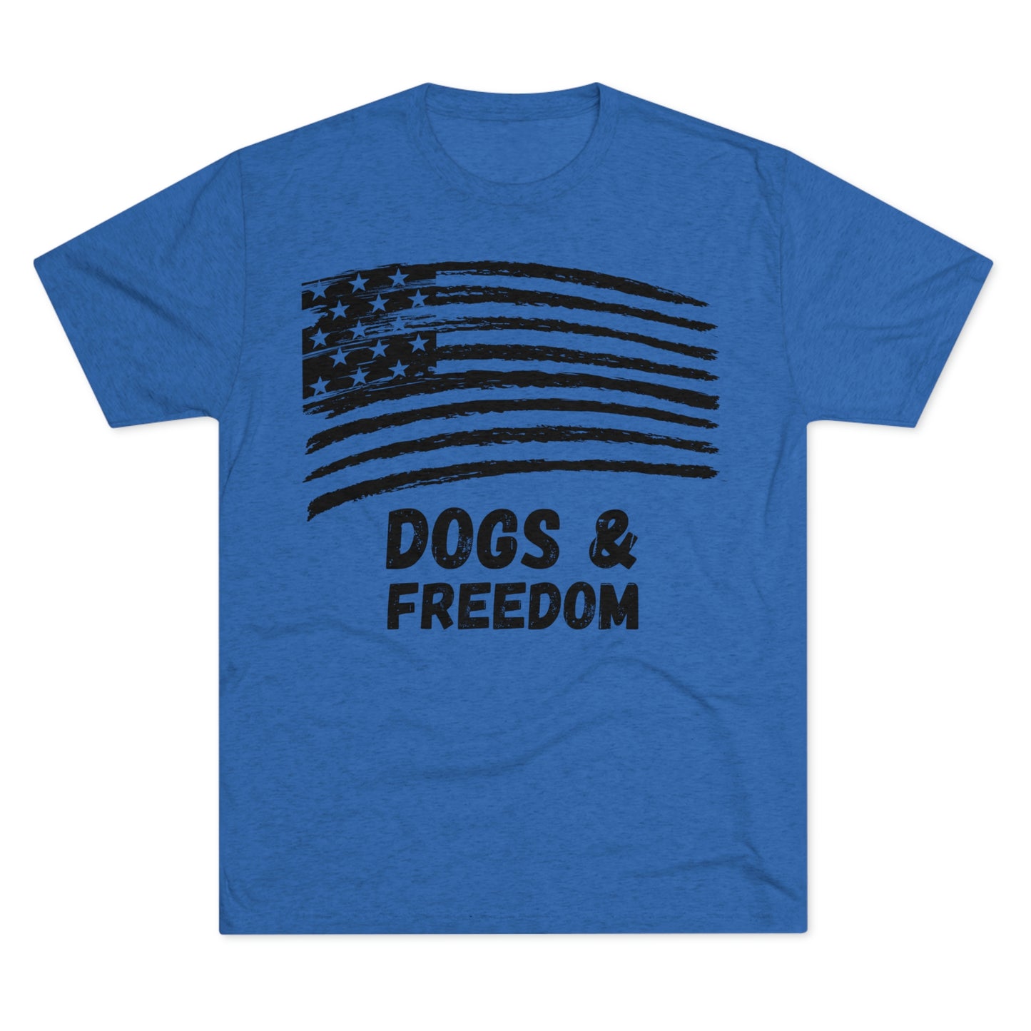 Dogs and Freedom Tri-Blend Tee