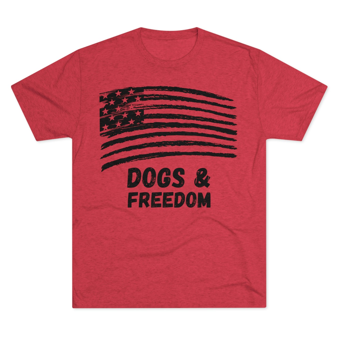 Dogs and Freedom Tri-Blend Tee