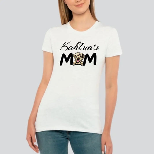 Personalized Fitted MoM Tee