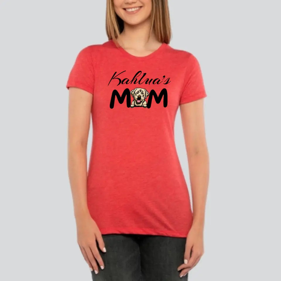 Personalized Fitted MoM Tee