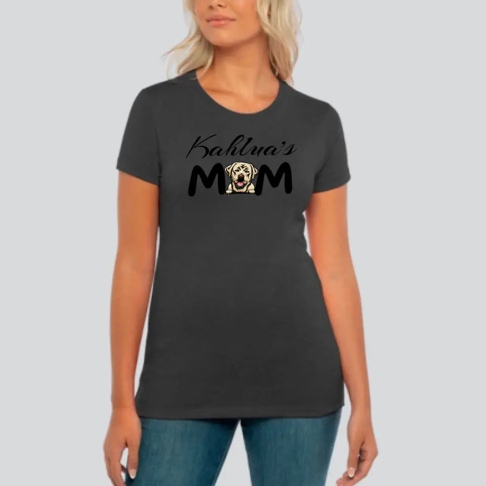 Personalized Fitted MoM Tee