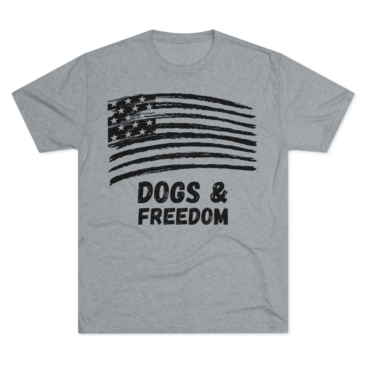 Dogs and Freedom Tri-Blend Tee