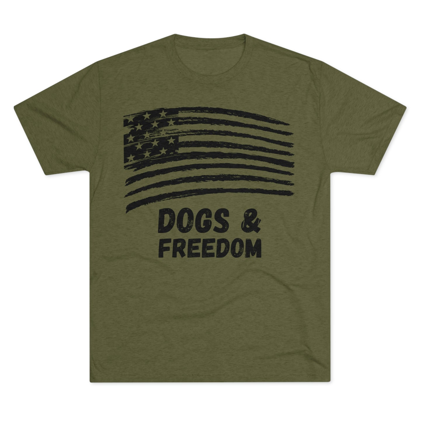 Dogs and Freedom Tri-Blend Tee