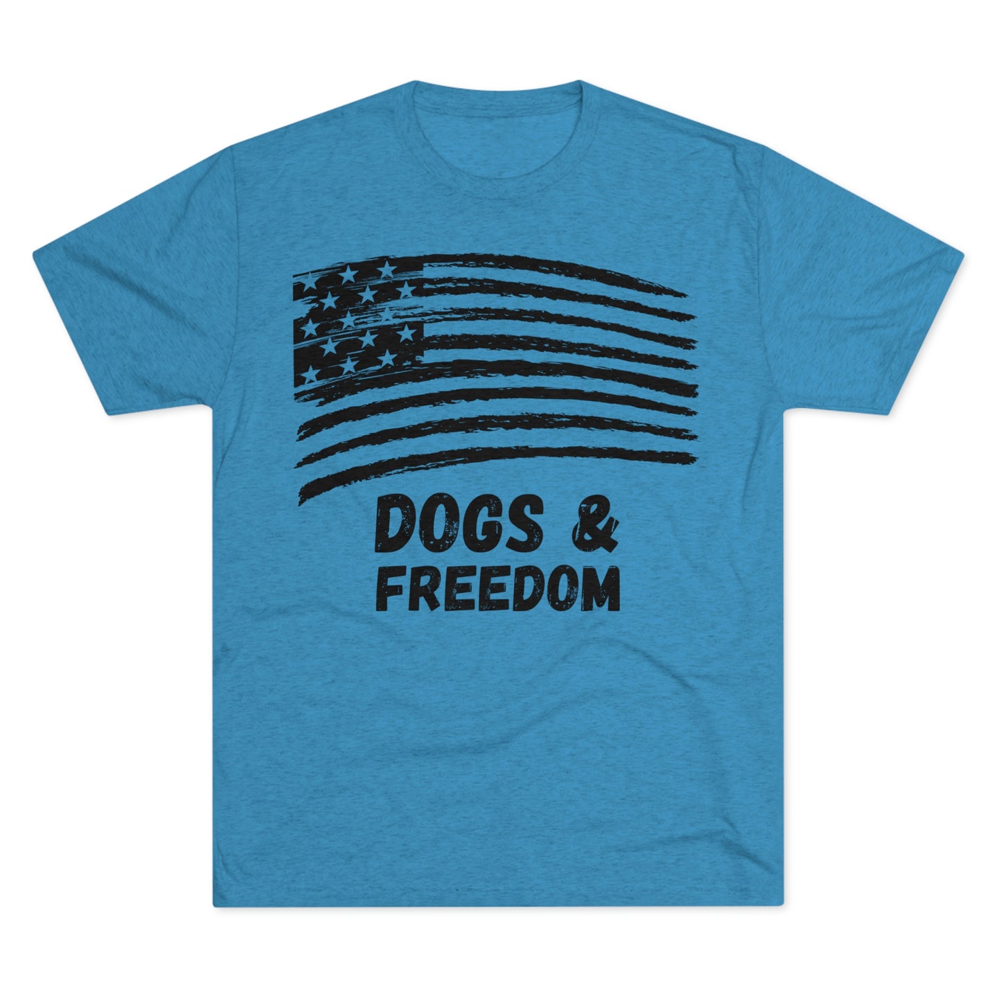 Dogs and Freedom Tri-Blend Tee